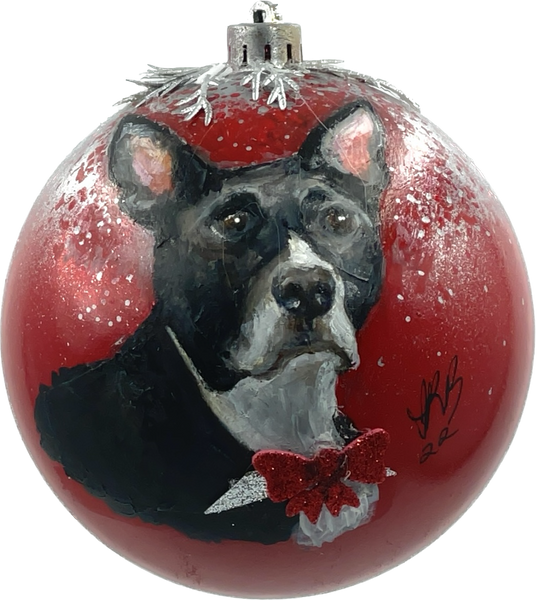 Hand Painted Pet and Home Portrait Ornament