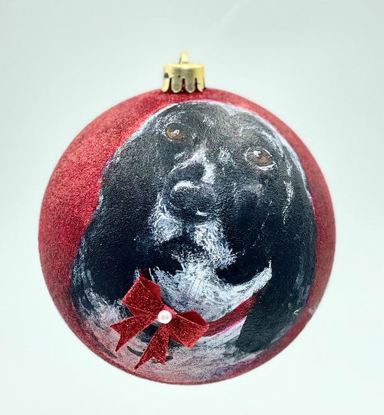 Hand Painted Pet and Home Portrait Ornament