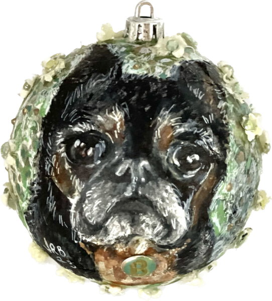 Hand Painted Pet and Home Portrait Ornament