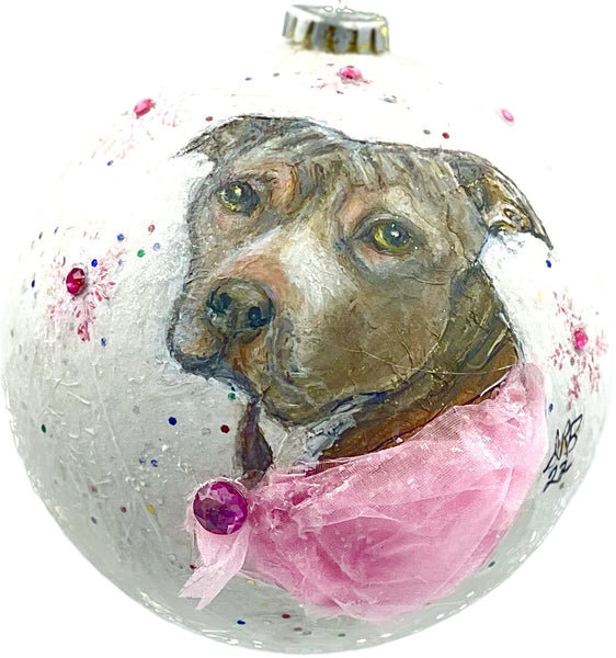 Hand Painted Pet and Home Portrait Ornament