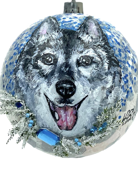 Hand Painted Pet and Home Portrait Ornament