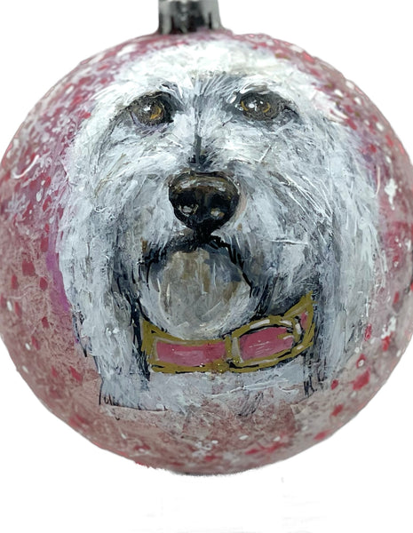 Hand Painted Pet and Home Portrait Ornament