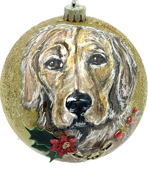 Hand Painted Pet and Home Portrait Ornament