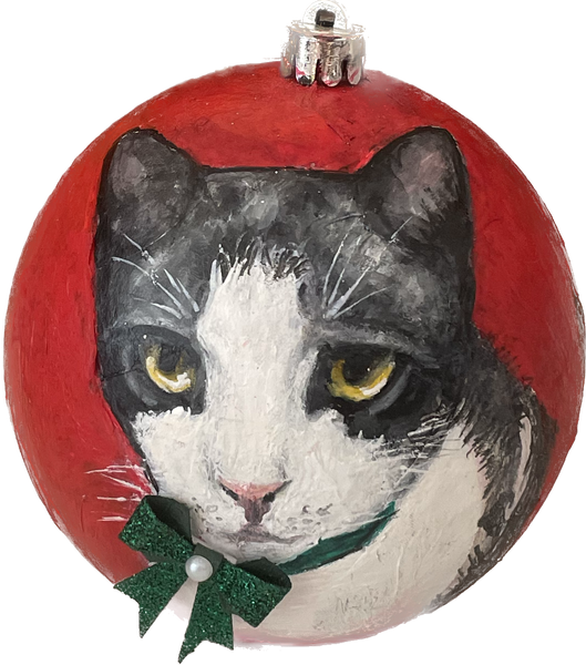 Hand Painted Pet and Home Portrait Ornament