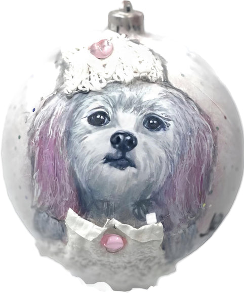 Hand Painted Pet and Home Portrait Ornament