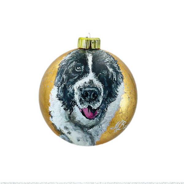 Hand Painted Pet and Home Portrait Ornament