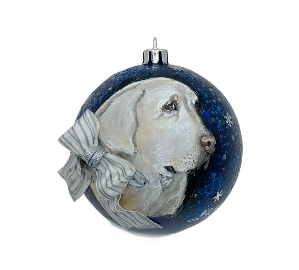 Hand Painted Pet and Home Portrait Ornament