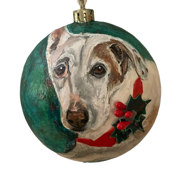 Hand Painted Pet and Home Portrait Ornament