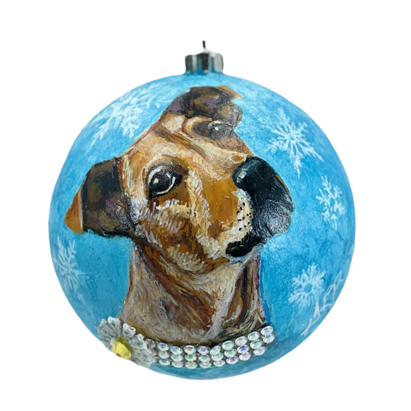 Hand Painted Pet and Home Portrait Ornament