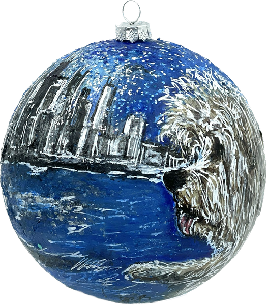 Hand Painted Pet and Home Portrait Ornament