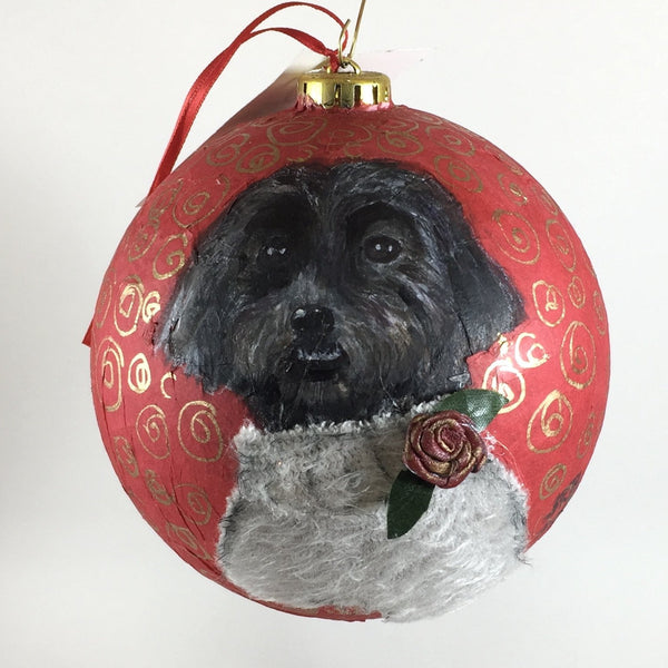 Hand Painted Pet and Home Portrait Ornament