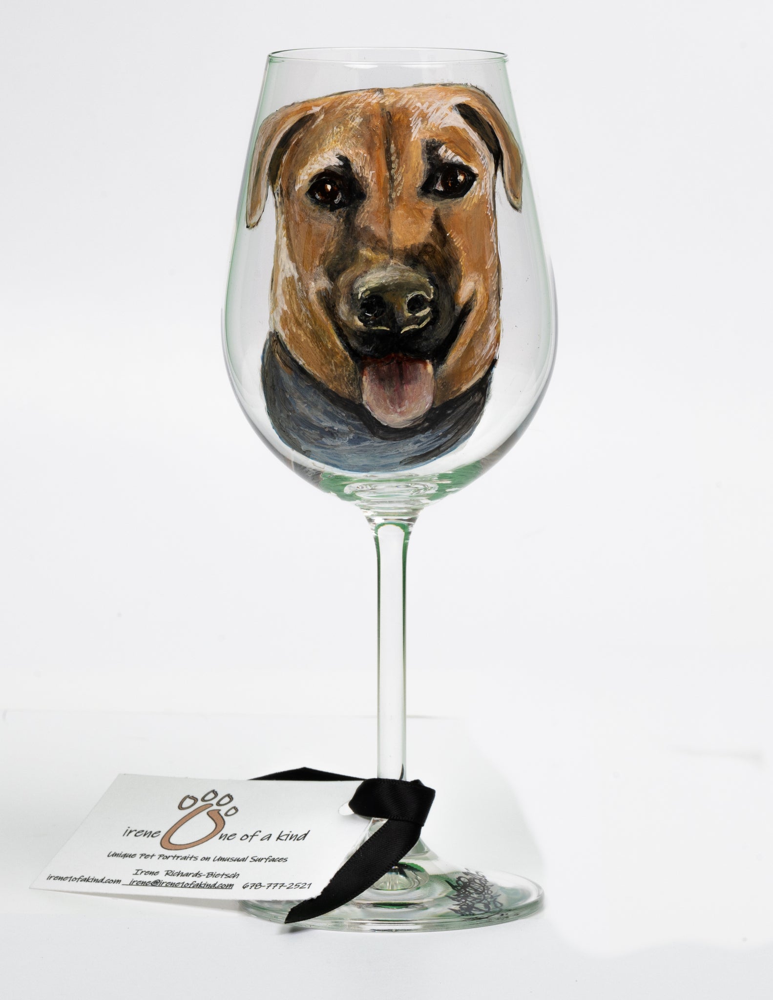 Custom Caricature Hand Painted Crystal Wine Glass – A Wincy Glass N Design