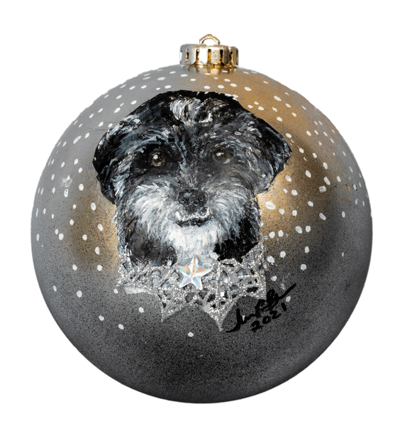 Hand Painted Pet and Home Portrait Ornament